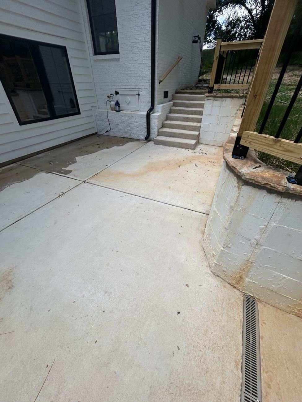 Concrete patio project